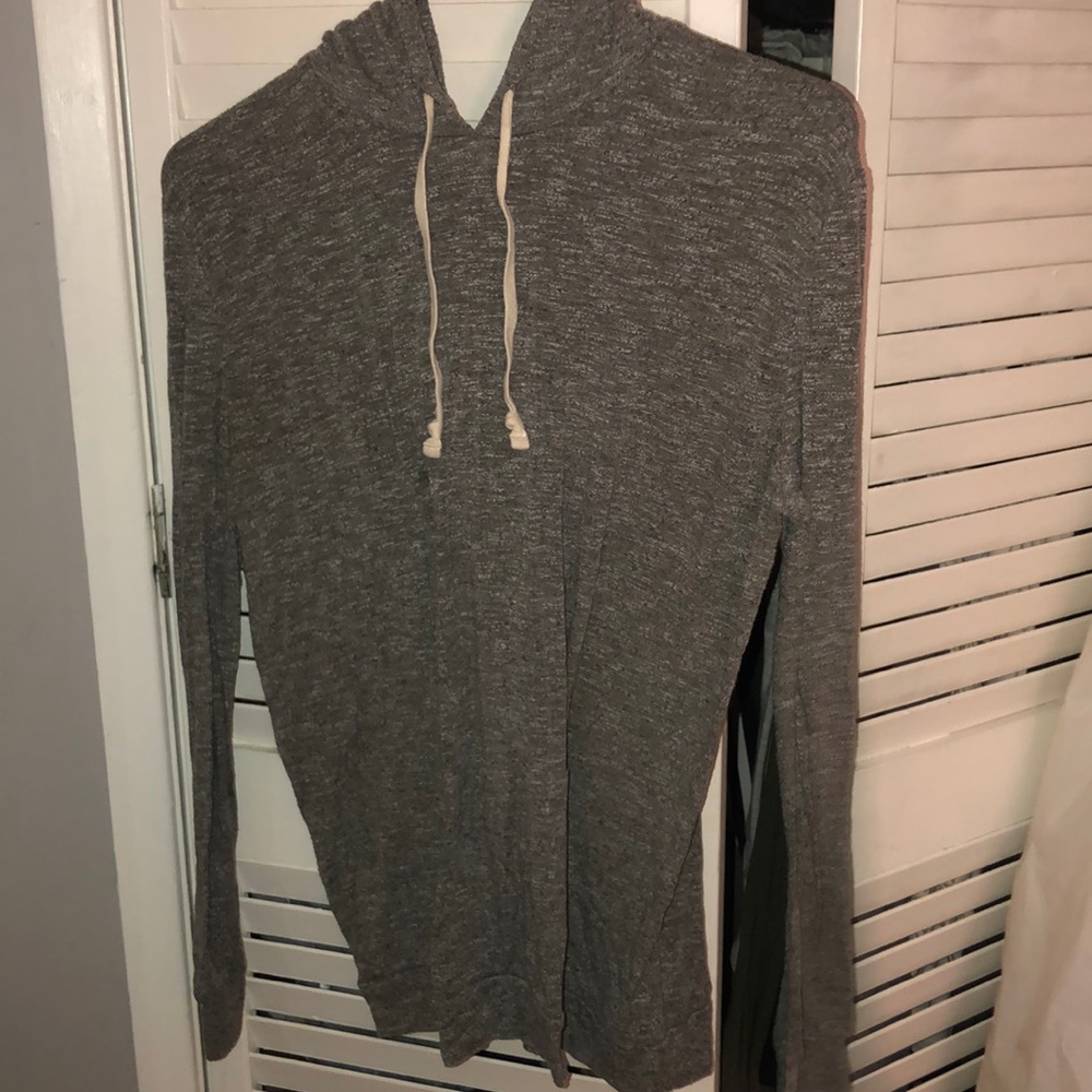express long sleeve hooded tee